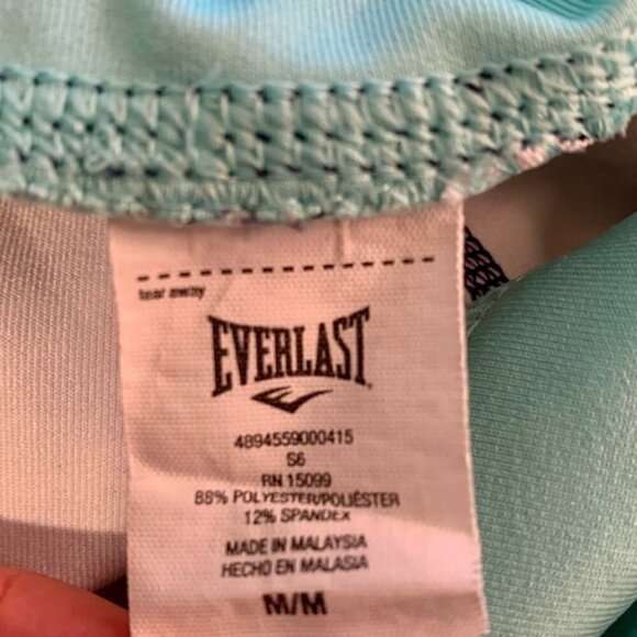 Everlast Striped Neon Workout Leggings Women’s Size Medium - Picture 3 of 8